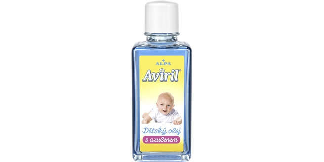 AVIRIL s azulenem dětský olej 50 ml                                                                                                                                                                                                                       