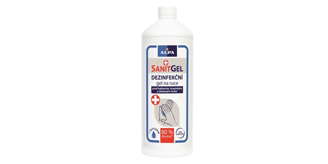 SANITGEL dezinfekční gel na ruce 1000 ml náhr.náplň                                                                                                                                                                                                       