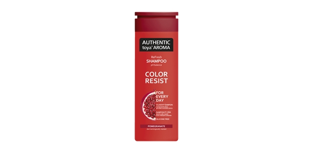 AUTHENTIC toya AROMA vlasový šampon 400 ml Color Resist                                                                                                                                                                                                   