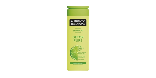 AUTHENTIC toya AROMA vlasový šampon 400 ml Detox Pure                                                                                                                                                                                                     
