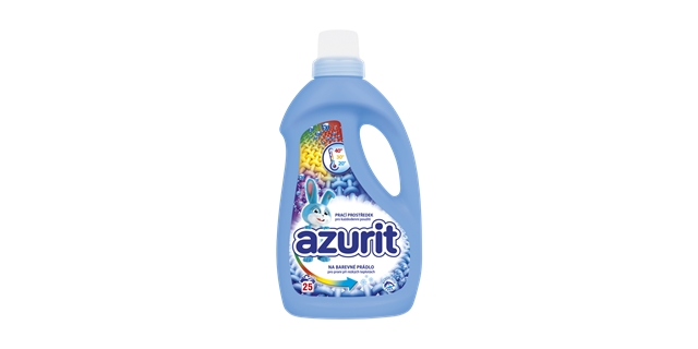 AZURIT uni tek. prací prostředek na barevné prádlo 25 dávek / 1 000 ml pro nízké teploty                                                                                                                                                                  