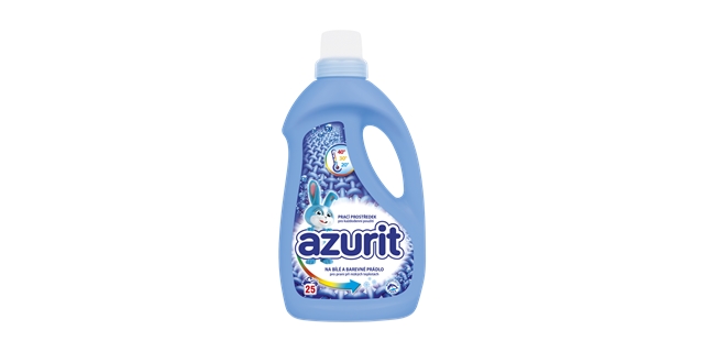AZURIT uni tek. prací prostředek na bílé a barevné prádlo 62 dávek / 2 480 ml pro nízké teploty                                                                                                                                                           