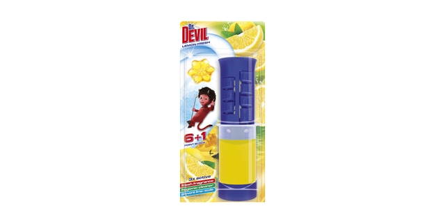 Dr. DEVIL 3in1 WC POINT BLOCK 45 ml Lemon fresh                                                                                                                                                                                                           