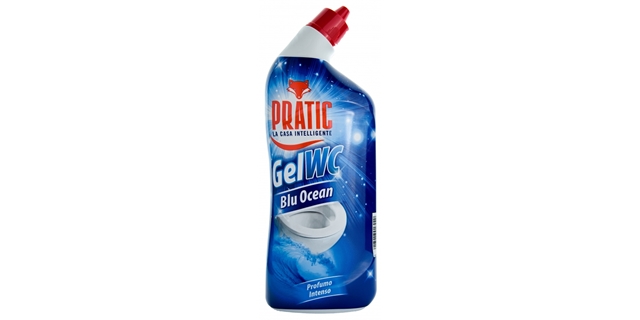 PRATIC GEL WC BLU OCEAN 750 ml WC gel s mořskou vůní                                                                                                                                                                                                      