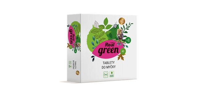 Real green tablety do myčky (40 ks)                                                                                                                                                                                                                       