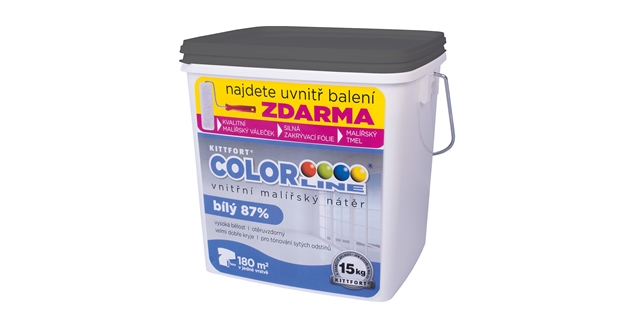 Colorline bílý malířský nátěr 15 kg set                                                                                                                                                                                                                   
