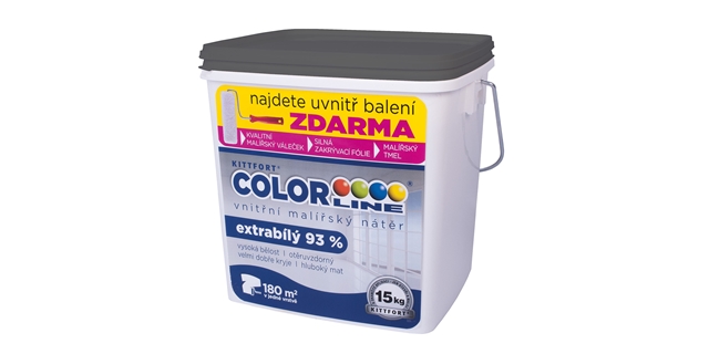 Colorline extrabílý malířský nátěr 15kg set                                                                                                                                                                                                               