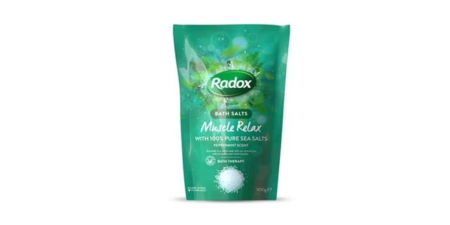 Radox sůl do koup. Muscle Relax 900g                                                                                                                                                                                                                      