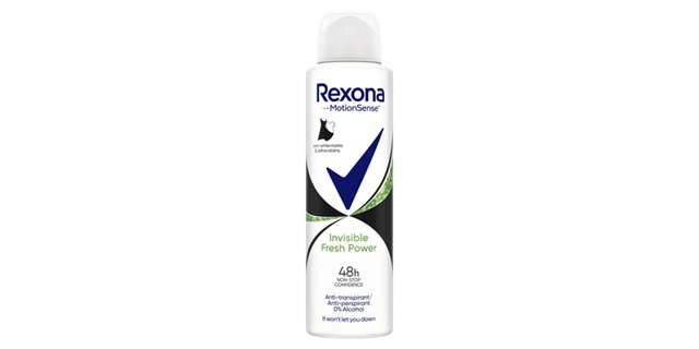 Rexona AP sprej Fresh&Power B&W 150 ml                                                                                                                                                                                                                    