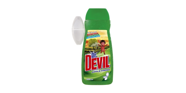 Dr. DEVIL WC gel s košíčkem 400ml 3in1 Apple                                                                                                                                                                                                              