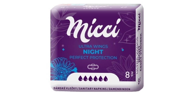 Micci NIGHT Ultra s křidélky 8ks                                                                                                                                                                                                                          