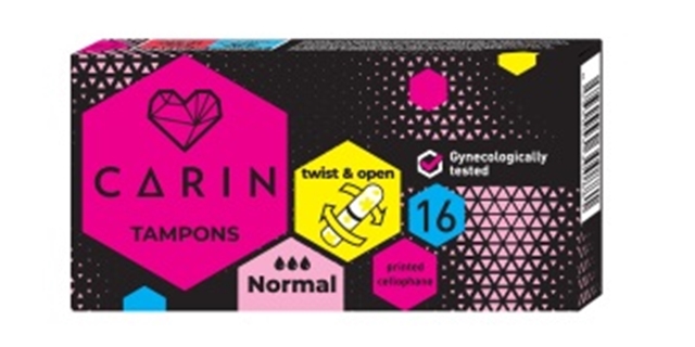 Carin menstruační tampony Normal 16 ks                                                                                                                                                                                                                    