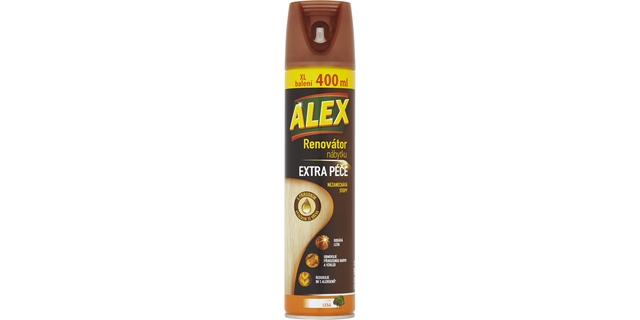 ALEX Renovátor nábytku extra péče – aerosol 400 ml                                                                                                                                                                                                        