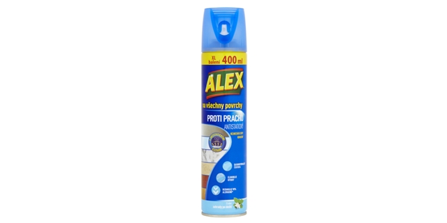 ALEX Na všechny povrchy proti prachu – aerosol 400 ml                                                                                                                                                                                                     
