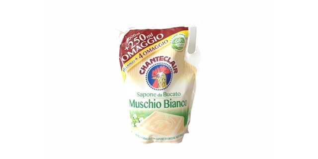 CHC - Tekuté mýdlo pro ruční praní - MUSCHIO BIANCO - náhradní náplň 1250ml                                                                                                                                                                               