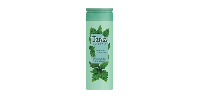 TANIA NATURALS vlasový šampon 400 ml kopřiva                                                                                                                                                                                                              