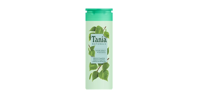 TANIA NATURALS vlasový šampon 400 ml bříza                                                                                                                                                                                                                
