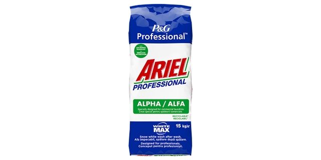 ARIEL PROFESSIONAL ALPHA/ALFA 15 kg                                                                                                                                                                                                                       