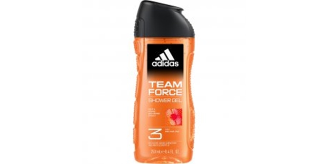 Adidas Sprchový gel 250ml Team Force 3v1                                                                                                                                                                                                                  