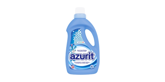 AZURIT speciální tekutý prací prostředek 25 dávek / 1 000 ml na moderní a jemné prádlo                                                                                                                                                                    