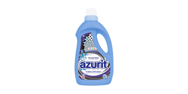 AZURIT speciální tekutý prací prostředek 62 dávek / 2480 ml na černé a tmavé prádlo                                                                                                                                                                       