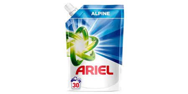 Ariel Prací gel 1,5 L Washing Liquid Refill Eco Alpine 30 praní                                                                                                                                                                                           