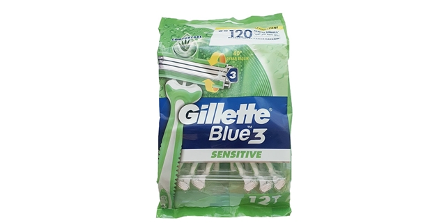 Gillette Blue 3 Sensitive 12 ks                                                                                                                                                                                                                           