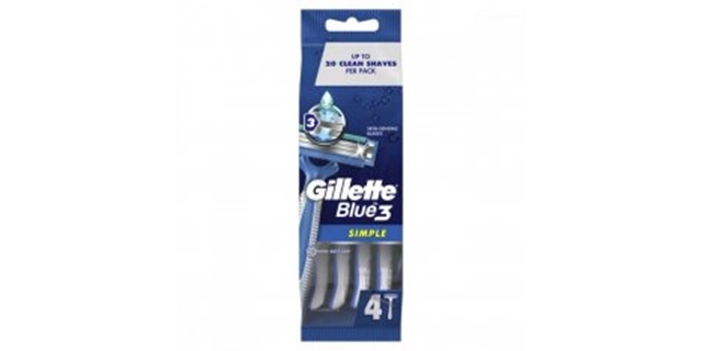 Gillette Blue 3 Simple 4 ks                                                                                                                                                                                                                               