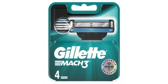 Gillette Mach 3 - 4 náhrady                                                                                                                                                                                                                               