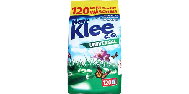 Herr Klee C.G. prací prášek 10kg Universal fólie (120 praní)                                                                                                                                                                                              