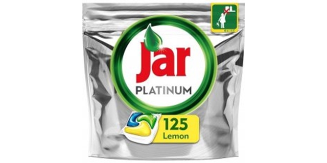 Jar Platinum AllinOne Kapsle do myčky nádobí 125 ks Lemon XXXL PACK                                                                                                                                                                                       