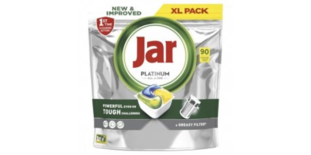 Jar Platinum Kapsle do myčky 90 ks Lemon _x000D_                                                                                                                                                                                                          