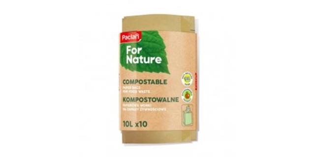 Paclan For Nature - Kompostavatelné papírové pytle na bioodpady 10l - 10ks                                                                                                                                                                                