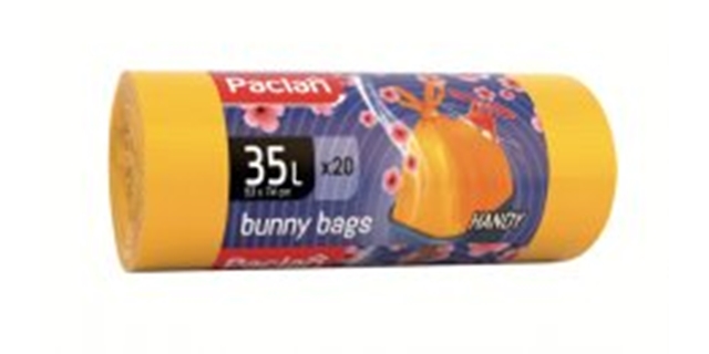 Paclan pytle na odpad voňavé (žluté) Bunny bags 35L - 20ks_x000D_                                                                                                                                                                                         