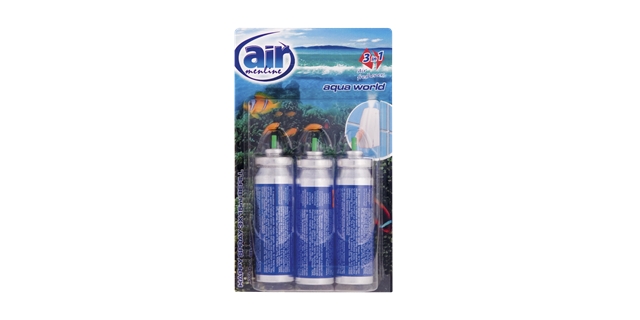 AIR menline happy spray osvěžovač refill 3x15ml Aqua                                                                                                                                                                                                      