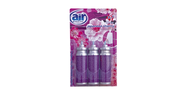 AIR menline happy spray osvěžovač refill 3x15ml Japanese Cherry                                                                                                                                                                                           