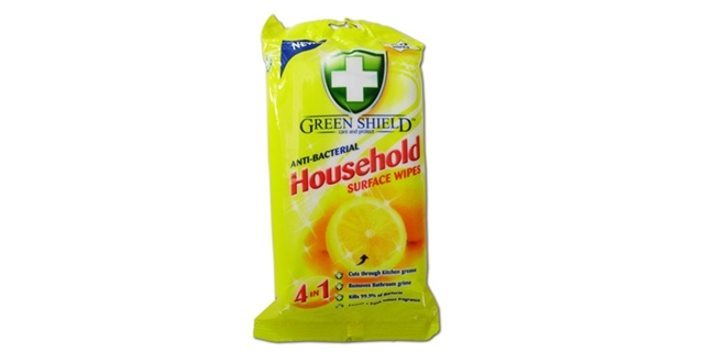 GREEN SHIELD - vlhčené ubrousky antibakteriální univerzální 50ks                                                                                                                                                                                          