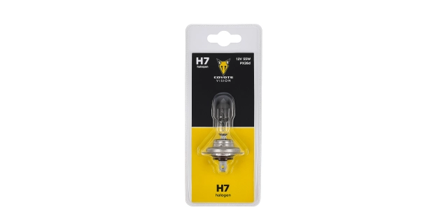 Žárovka 12V H7 55W COYOTE VISION blistr                                                                                                                                                                                                                   