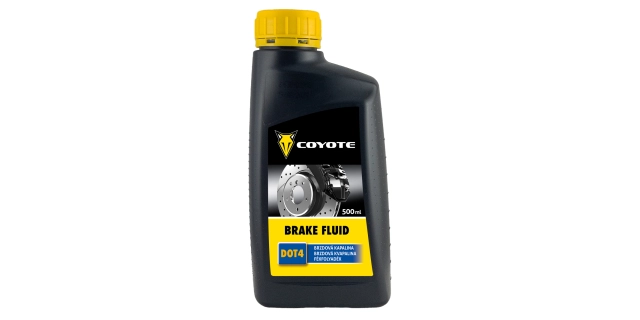 COYOTE Brzdová kapalina DOT4 500 ml                                                                                                                                                                                                                       