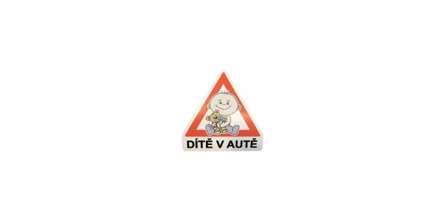 COYOTE SECURE Samolepka Dítě v autě                                                                                                                                                                                                                       