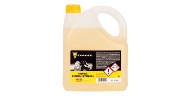 COYOTE Brzdová kapalina DOT3 3L                                                                                                                                                                                                                           