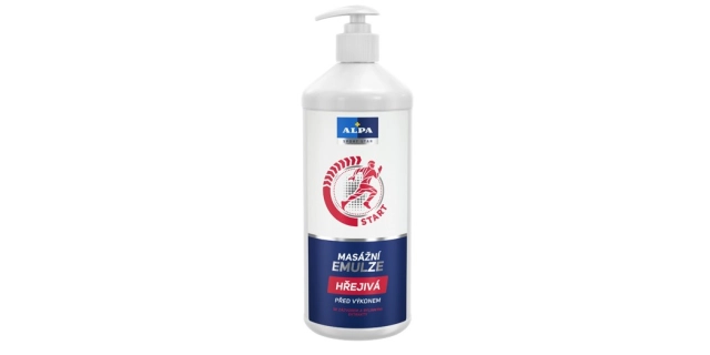 ALPA masážní emulze HŘEJIVÁ 1000 ml                                                                                                                                                                                                                       
