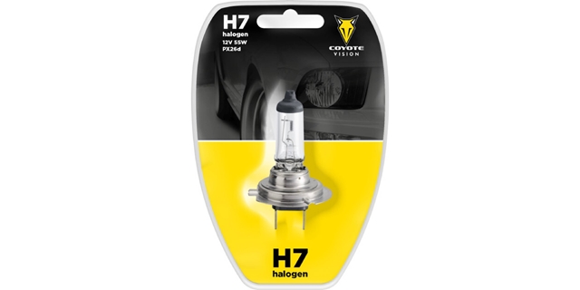 Žárovka 12V H7 55W COYOTE VISION                                                                                                                                                                                                                          