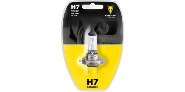 Žárovka 12V H7 55W COYOTE VISION                                                                                                                                                                                                                          