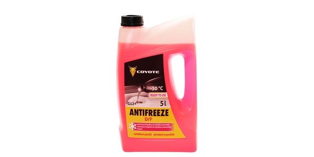 COYOTE Antifreeze G12+ D/F READY -30°C 5L                                                                                                                                                                                                                 