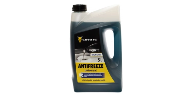 COYOTE Antifreeze G11 Univerzal READY -30°C 5L                                                                                                                                                                                                            
