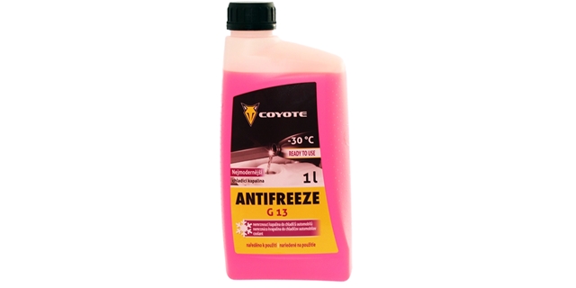 COYOTE Antifreeze G13 READY -30°C 1L                                                                                                                                                                                                                      