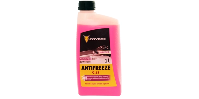 COYOTE Antifreeze G13 READY -30°C 1L                                                                                                                                                                                                                      