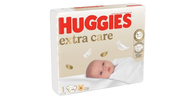 HUGGIES® Extra Care 1 (84)                                                                                                                                                                                                                                