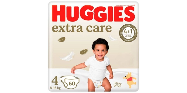 HUGGIES® Extra Care 4 (60)                                                                                                                                                                                                                                